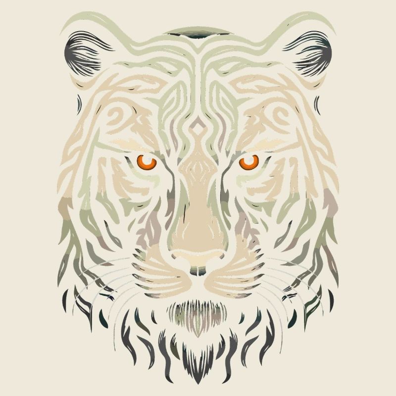 White Tiger Head