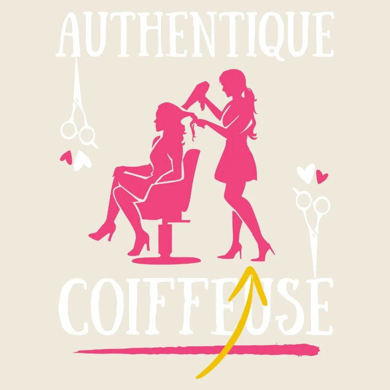 Authentique Coiffeuse Prénom Personnalisable