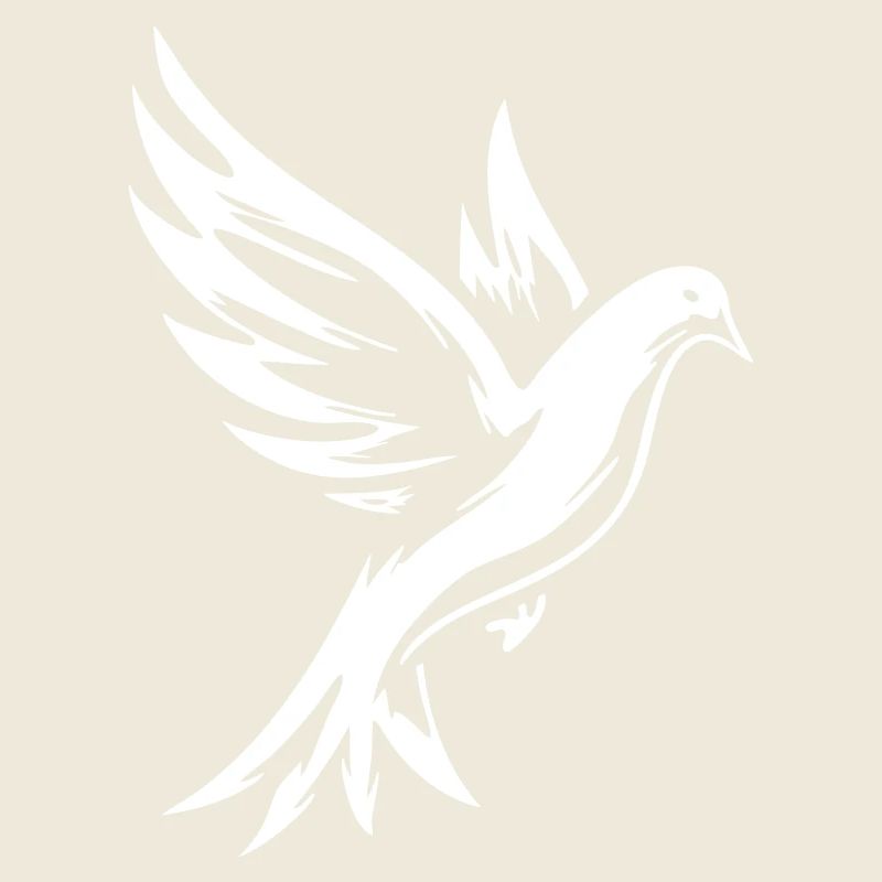 Weiße Taube – Symbol des Heiligen Geistes