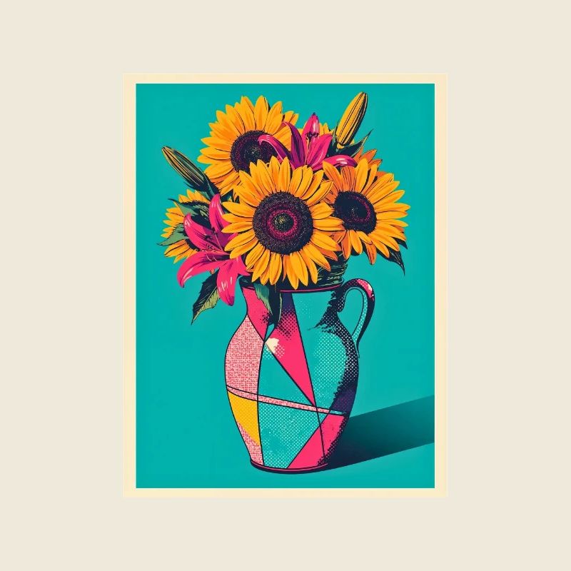 Pop Art Flower Vase