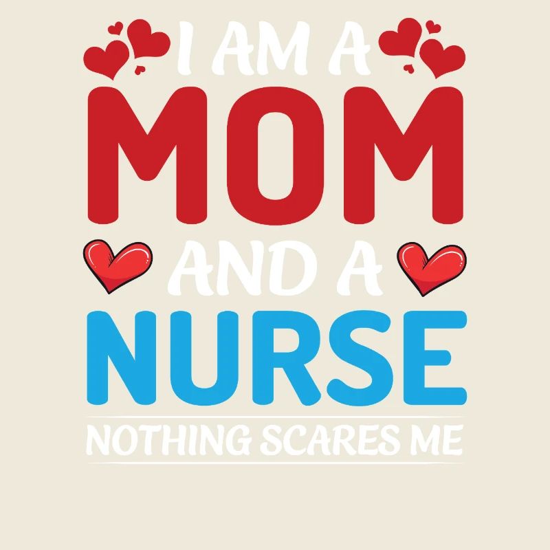 Mama und Pflegekraft Design