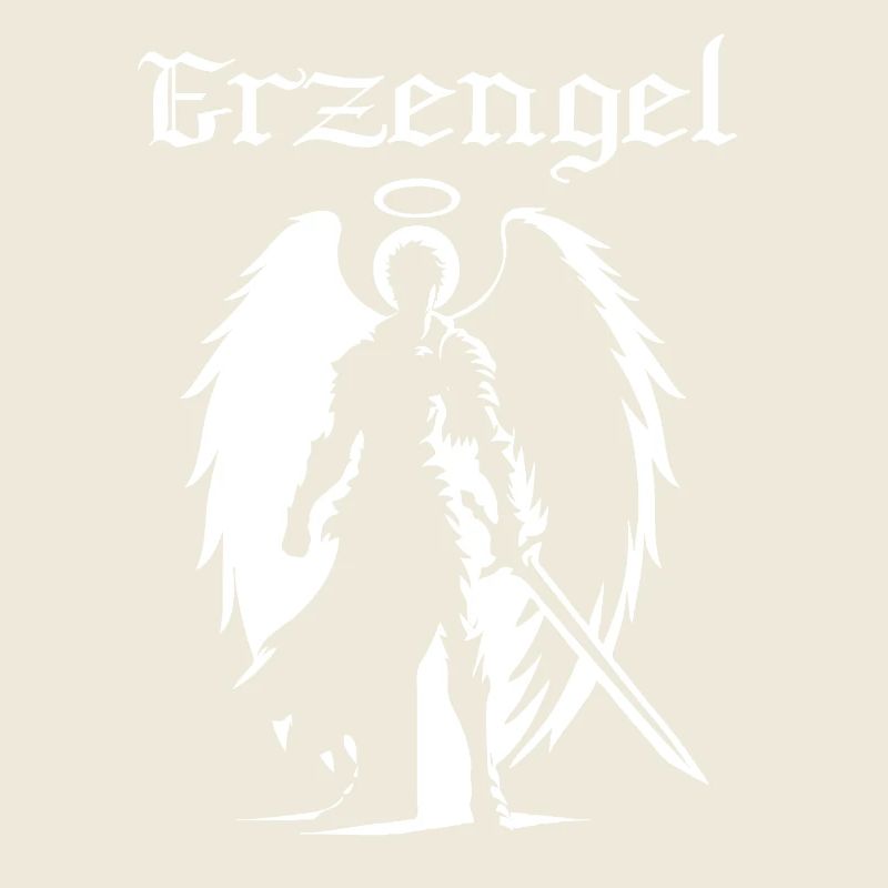 Archangel Silhouette Design – Celestial Power