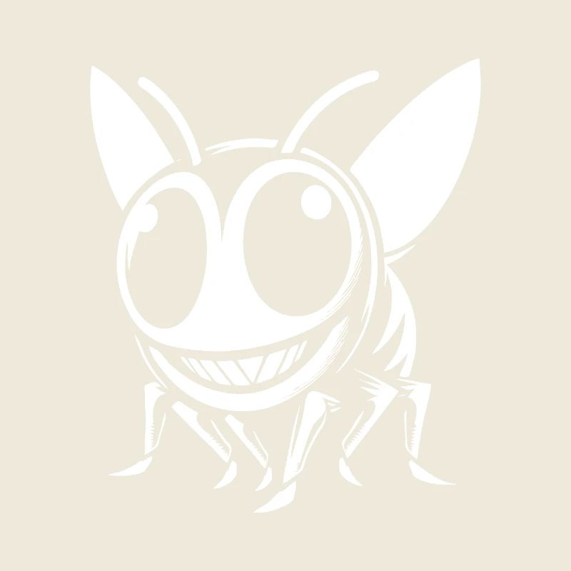 Funny Wasp Design – Comic Fun