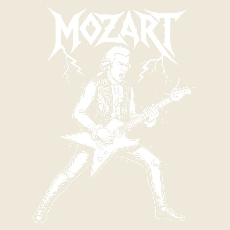 Mozart Metal Guitar Hero Tee
