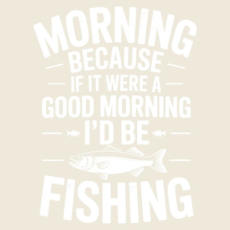 Tee de pêche matinale
