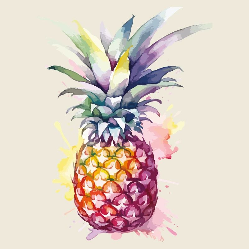 Ananas Aquarell