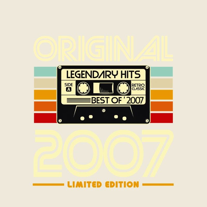 Originale 2007er Vintage-Kassette