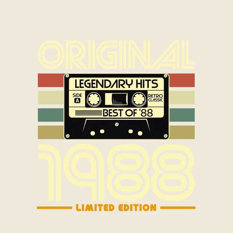 Original 1988 Retro Cassette