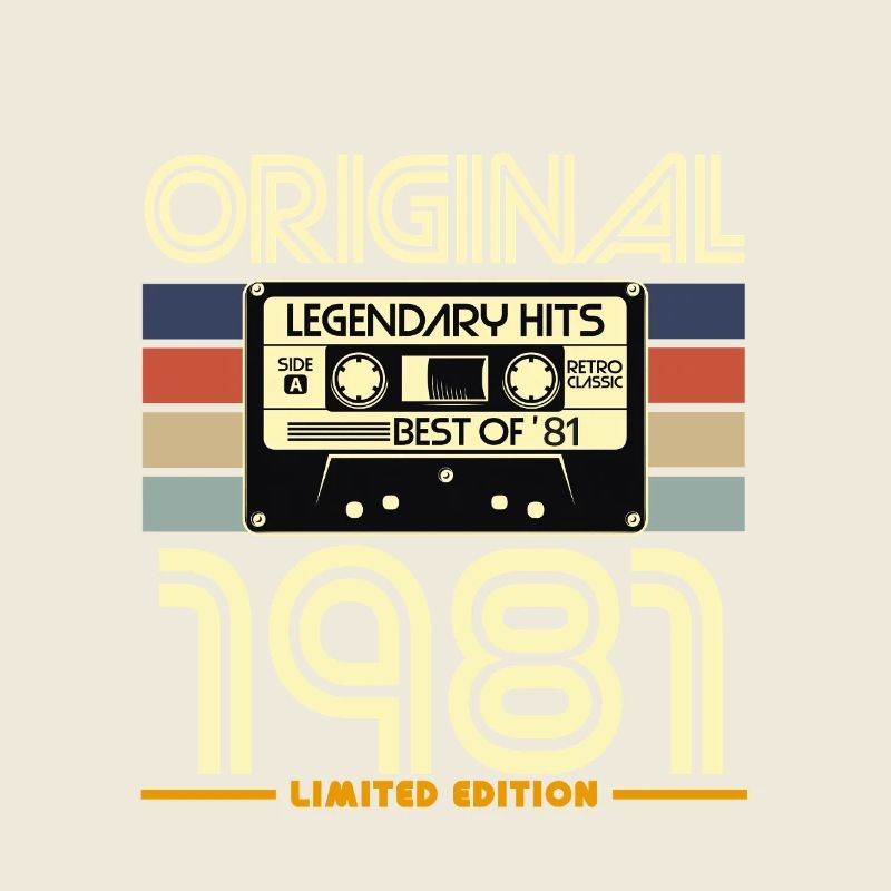 Cassette 1981 Édition Limitée Vintage