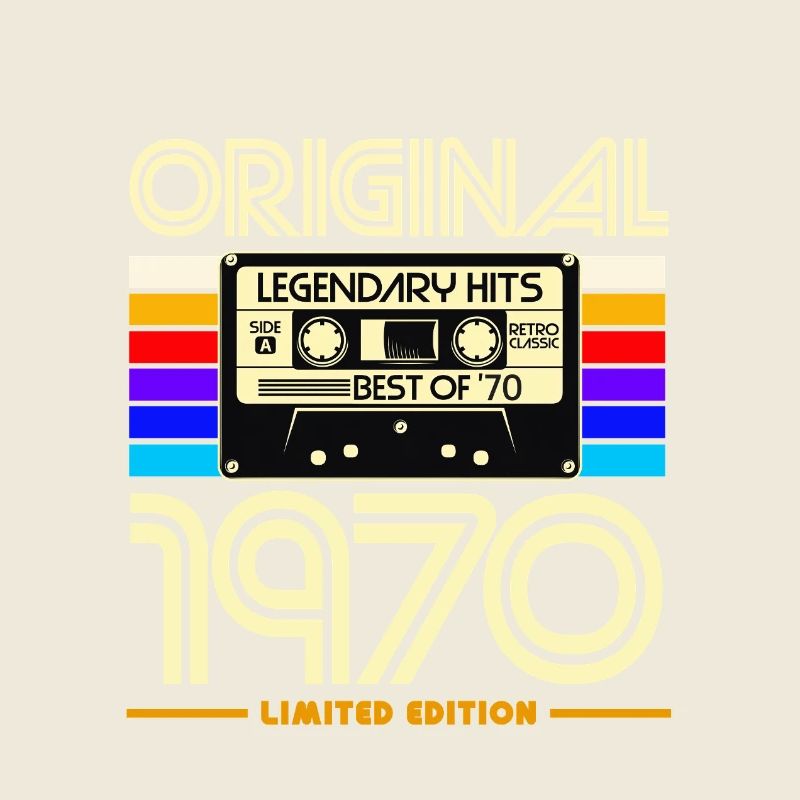 Originale Kassetten-Retro-Edition der 1970er Jahre