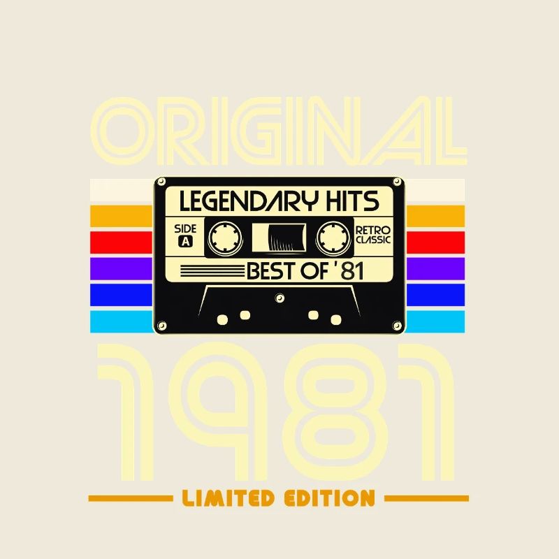 Originale limitierte Retro-Kassette von 1981