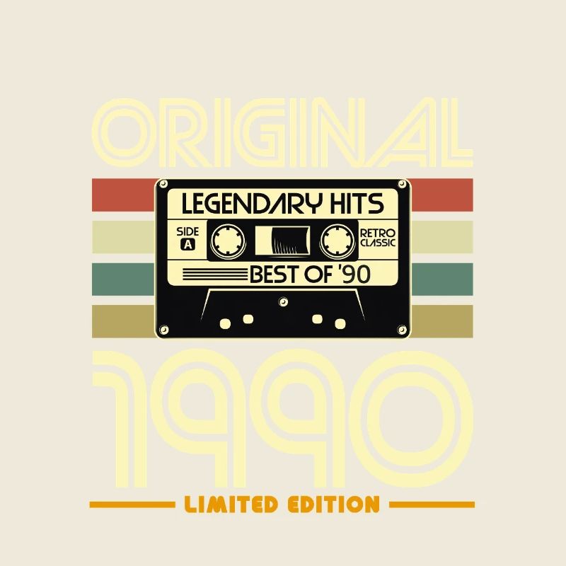 Original 1990 Rétro Cassette Édition
