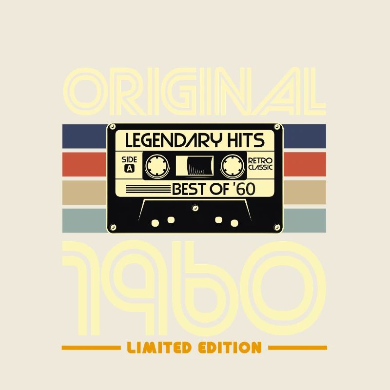 Original 1960 Cassette Rétro
