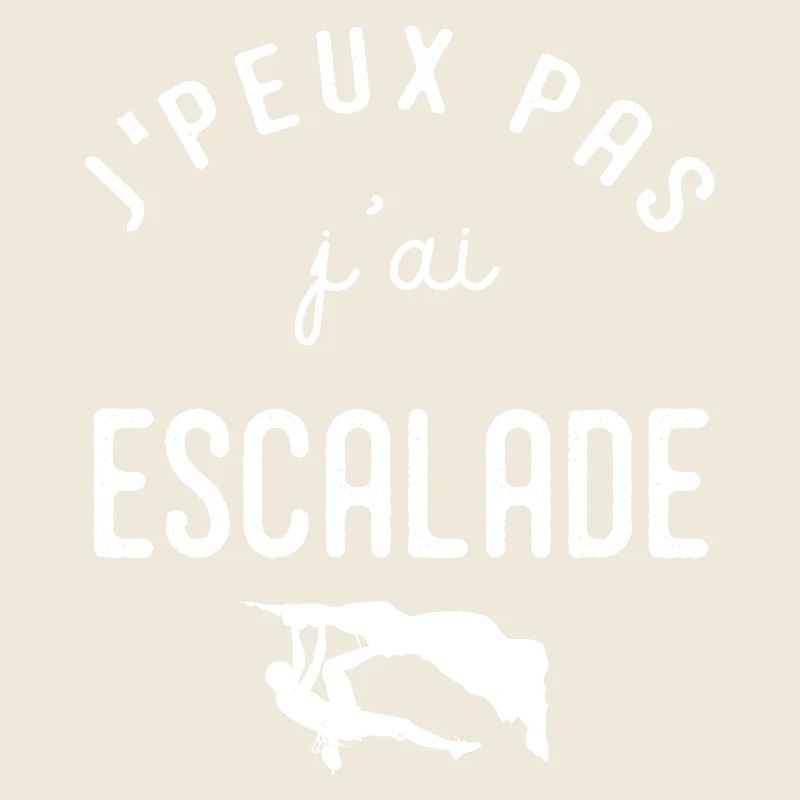 escalade un rocher Je peux pas j'ai escalade