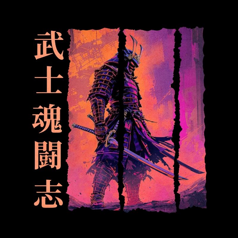 Samurai Krieger Ehre und Stärke Kampfgeist