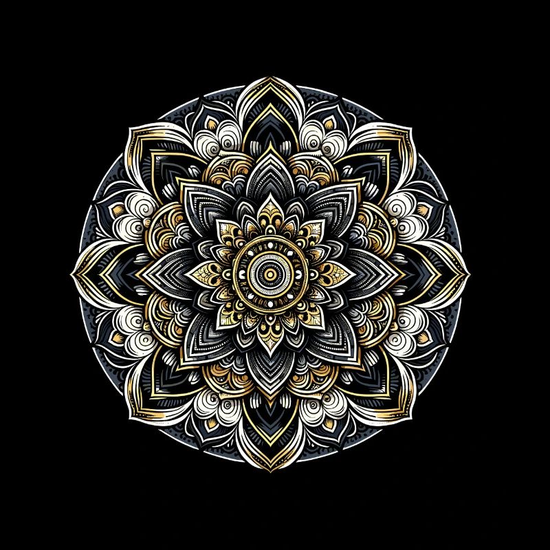 Mandala Modern Harmony Geometry Art