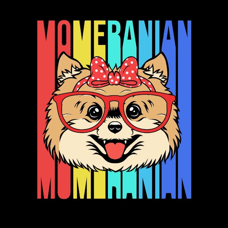 Zwergspitz Poméranie Maman