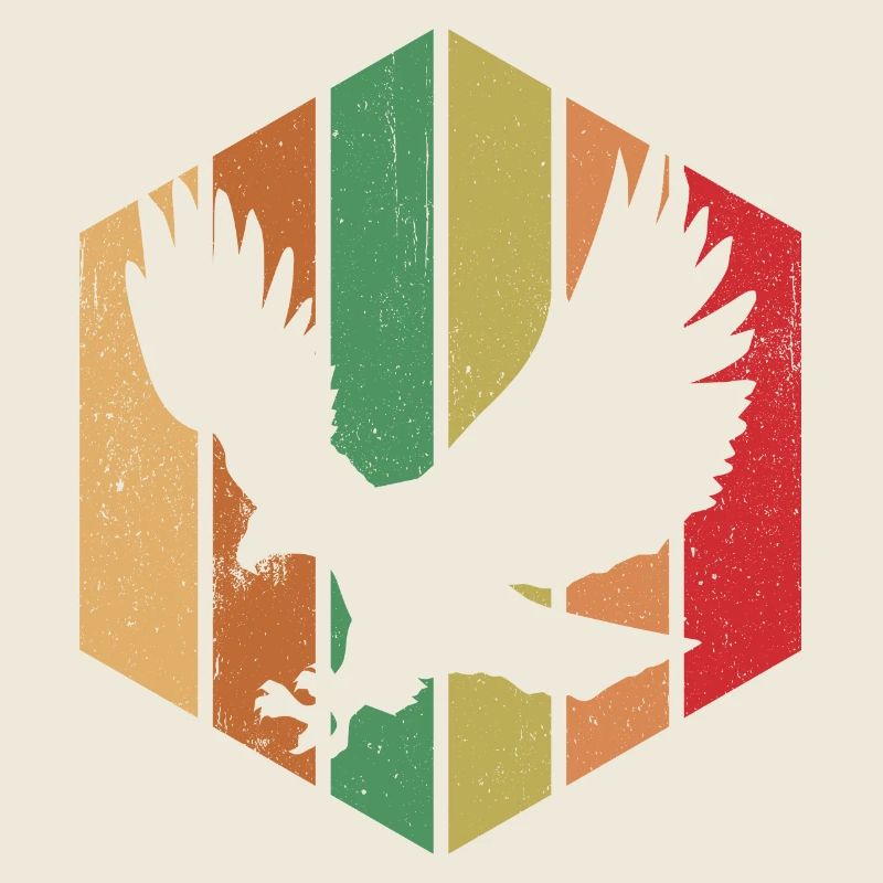 oiseau rétro Graphique