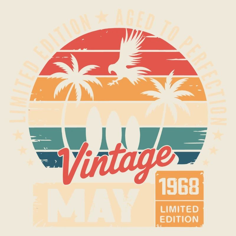 Special anniversary with this design May 1968