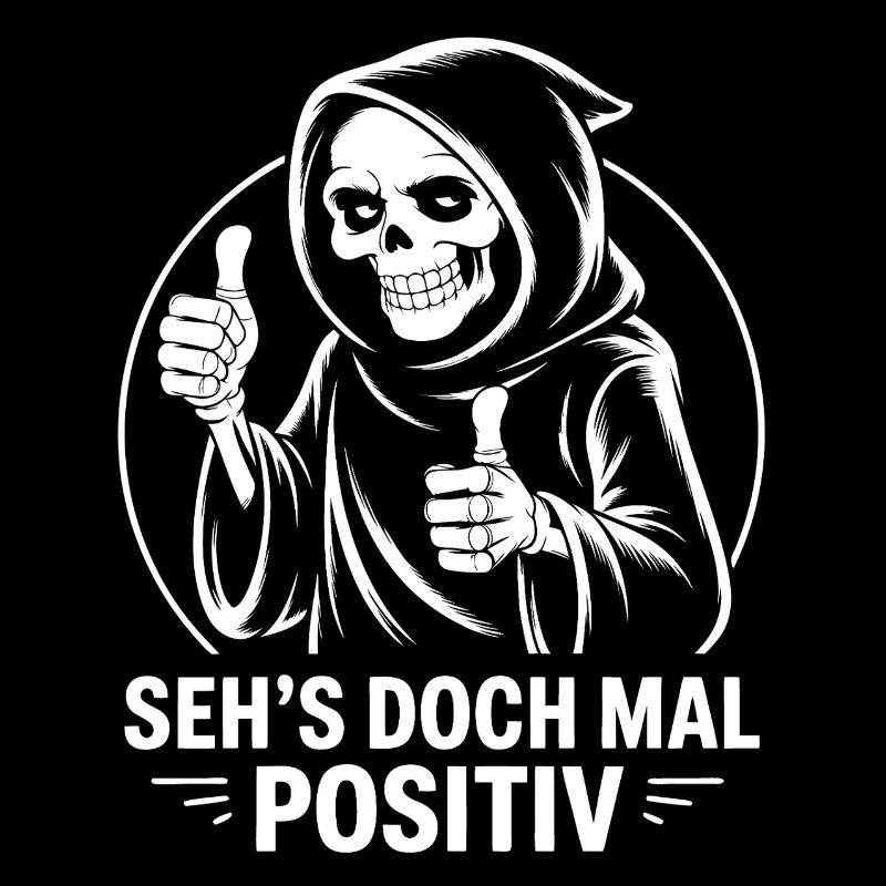 Seh's doch mal positiv Skull Reaper Daumen hoch
