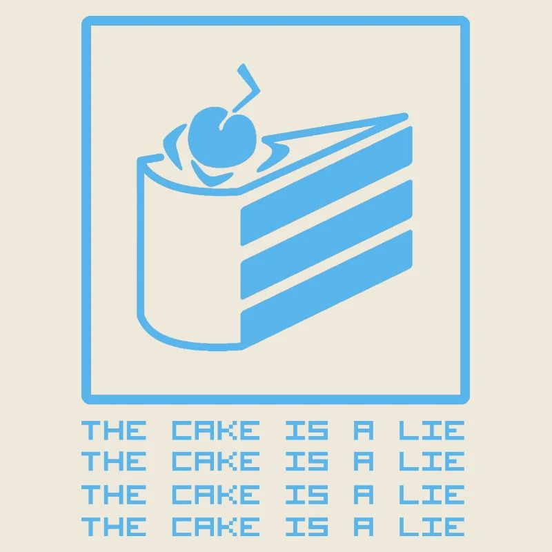 Le gâteau est un mensonge