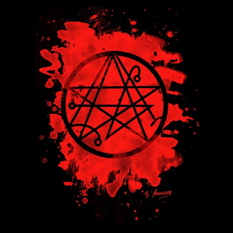 Necronomicon bleached - red