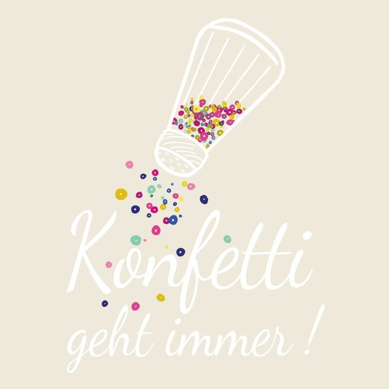 Konfetti geht immer Karneval Fasching