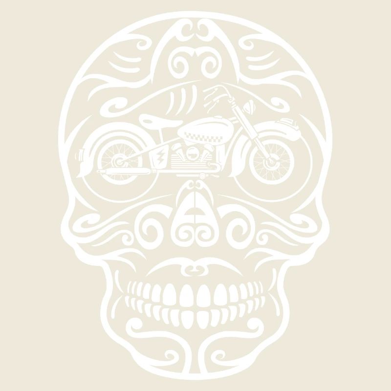 Skull Retro Motorrad