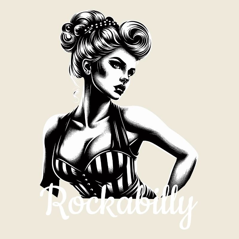 Rockabilly Frau Geschenk