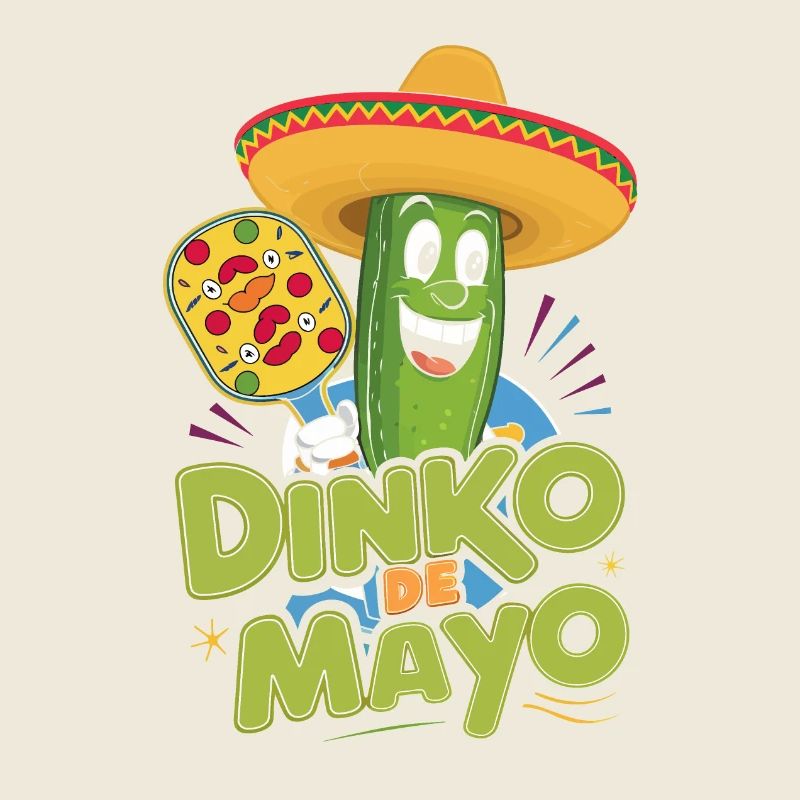 Dinko De Mayo, Lustiger Cinco De Mayo Pickleball Pic