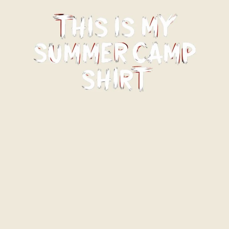 C’est ma chemise de camp d’été - parfaite pour le camp