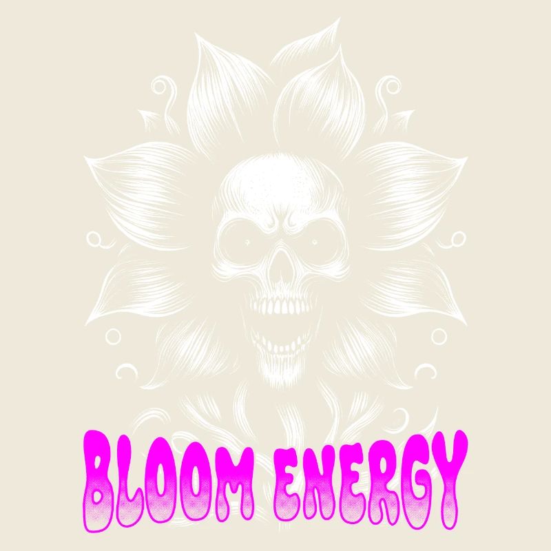 Bloom Energy Sinister Skull Flower Face