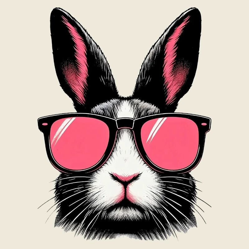 Rabbit with Sunglasses