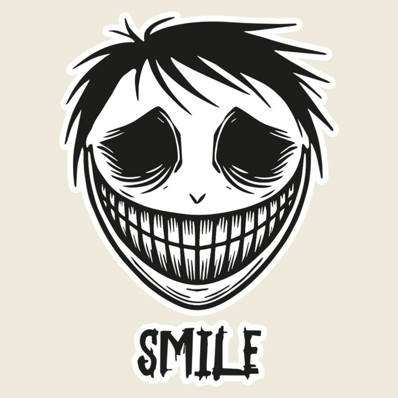 Creepy smiling face - Smile design
