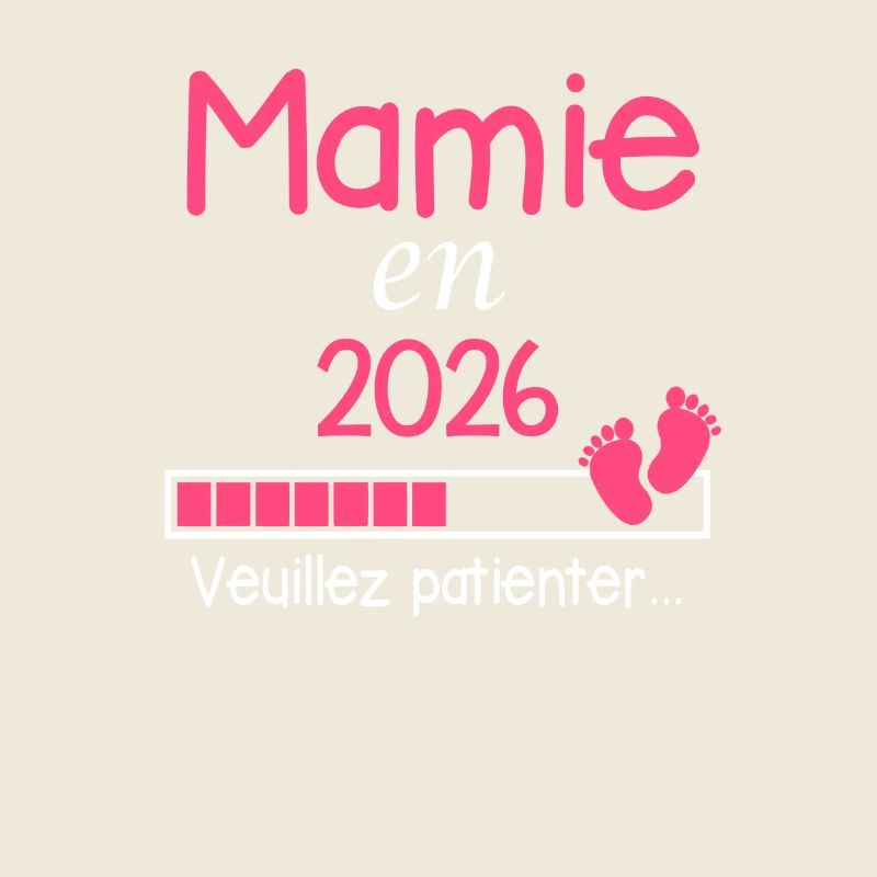 Mamie en 2026 Cadeau Future Grand-mère