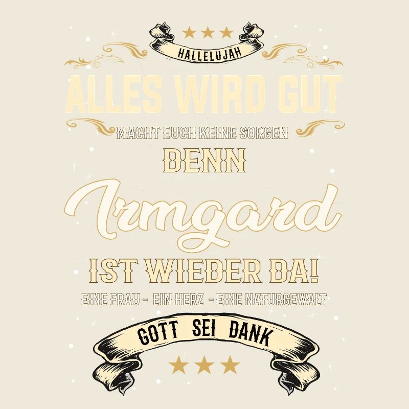 Alles wird gut denn Irmgard Ist da Outfit