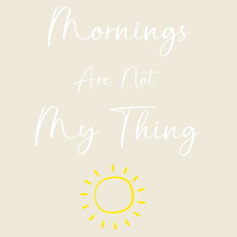 Langschläfer Montag Morgen Morgenmuffel