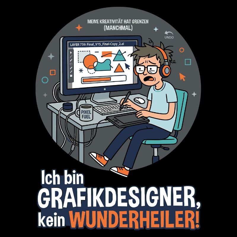 Ich bin Grafikdesigner, kein Wunderheiler