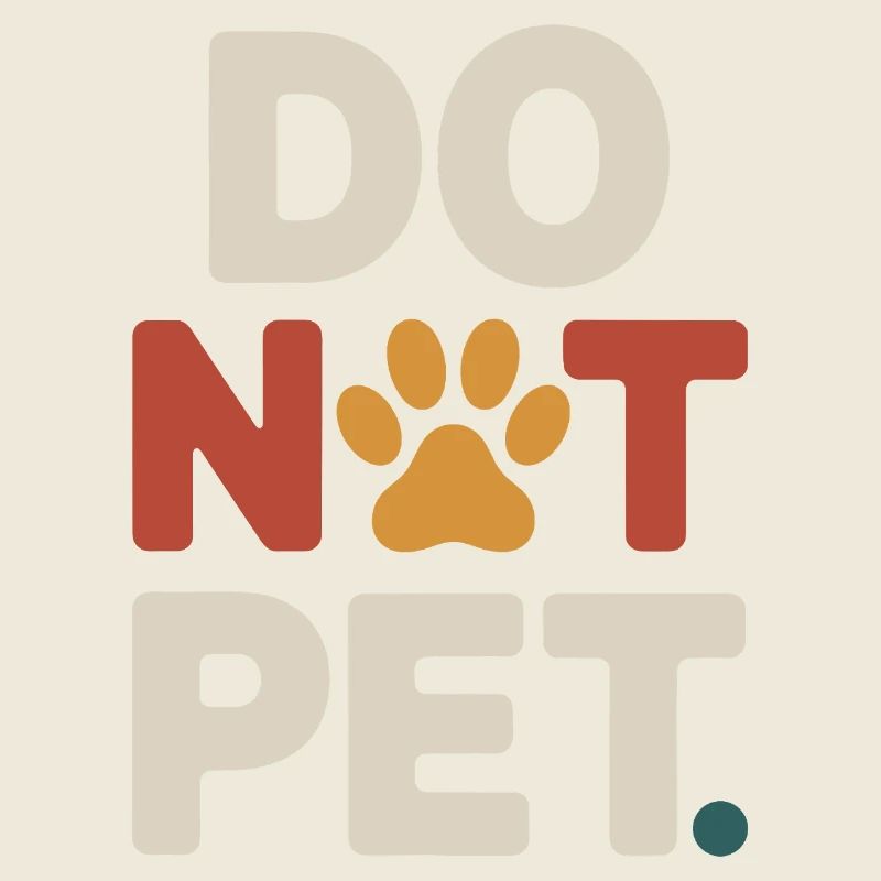 Do Not Pet Introvertiert Abstand Ruhe Anti Social