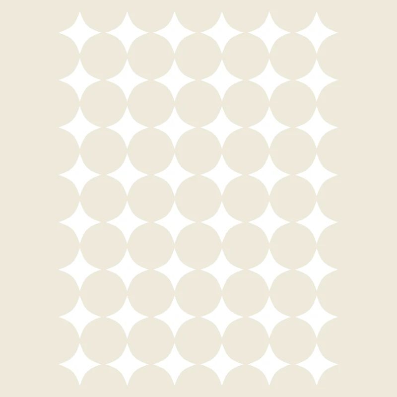 Polka Dot Grid: Bold Black Circles