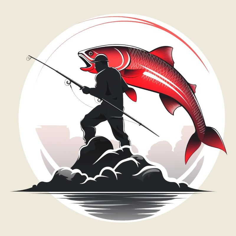 Logo de pêcheur
