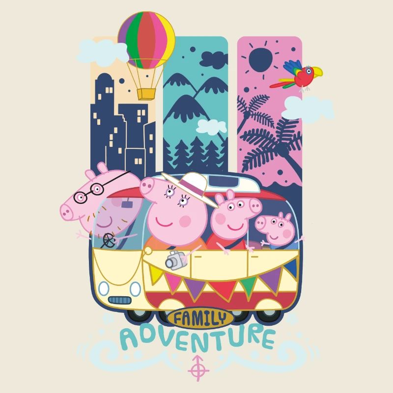 Peppa Pig,George Pig, Mummy Pig & Daddy Pig