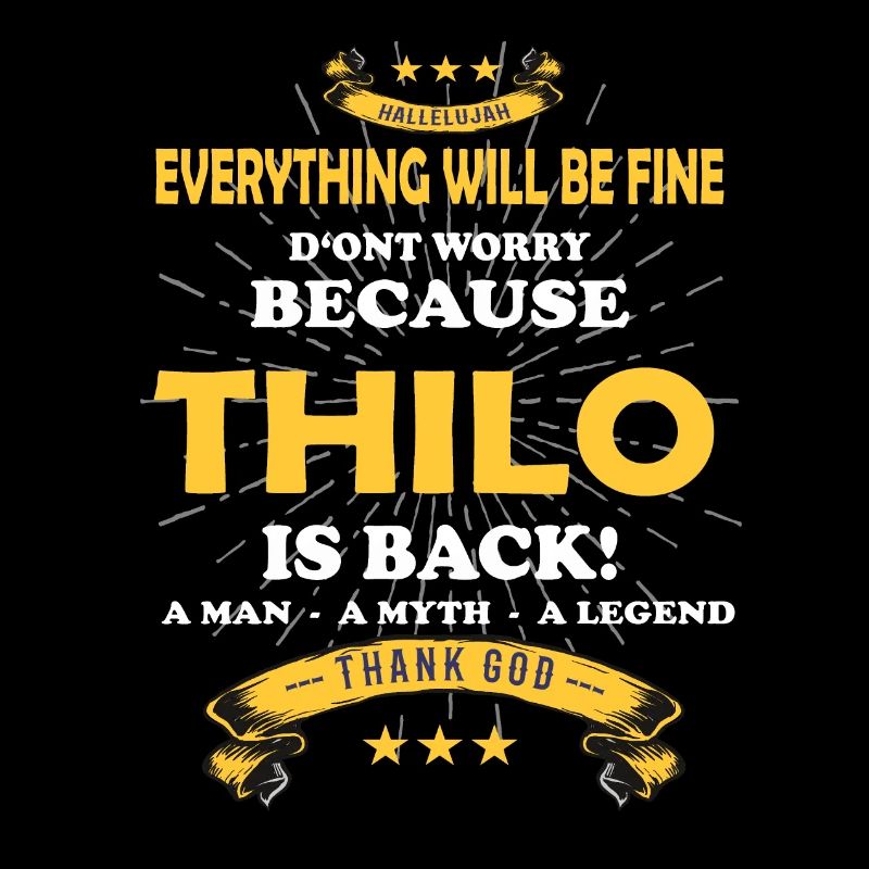 Everything will be fine Thilo Is back