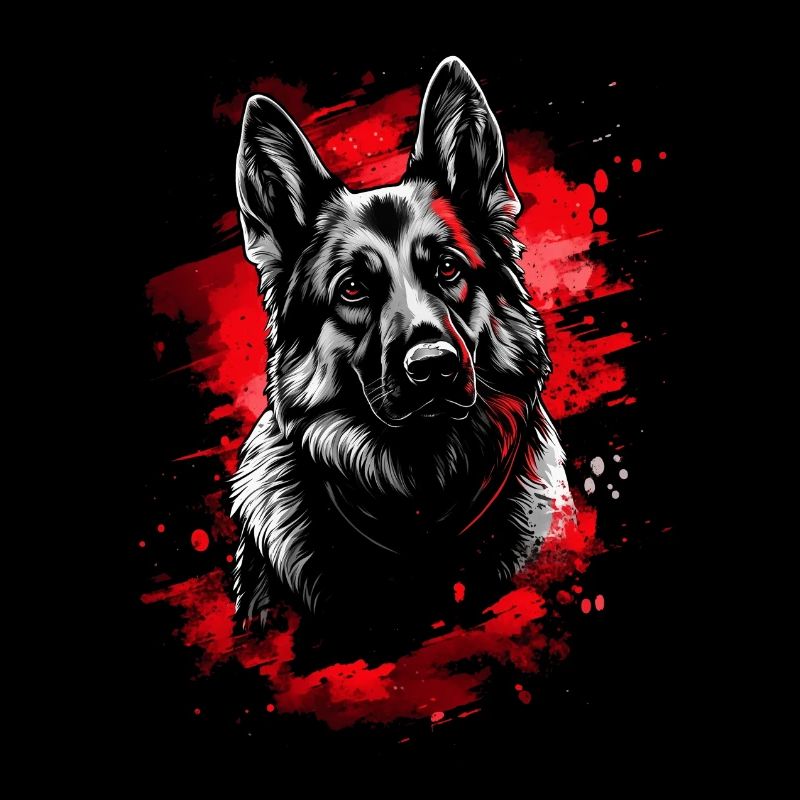 Deutscher Schäferhund Portrait Hundesport Hunde
