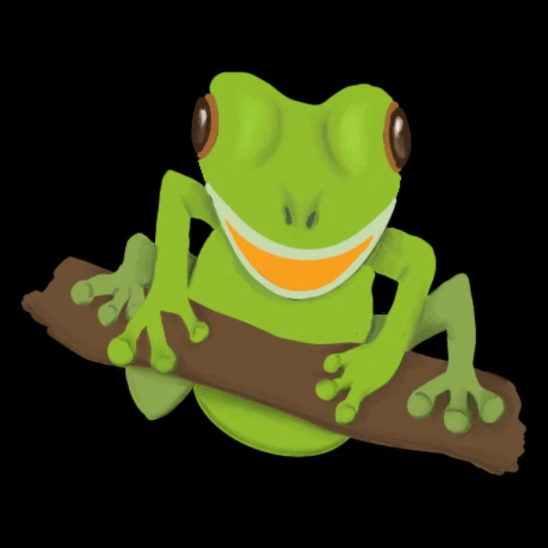 lachender Frosch