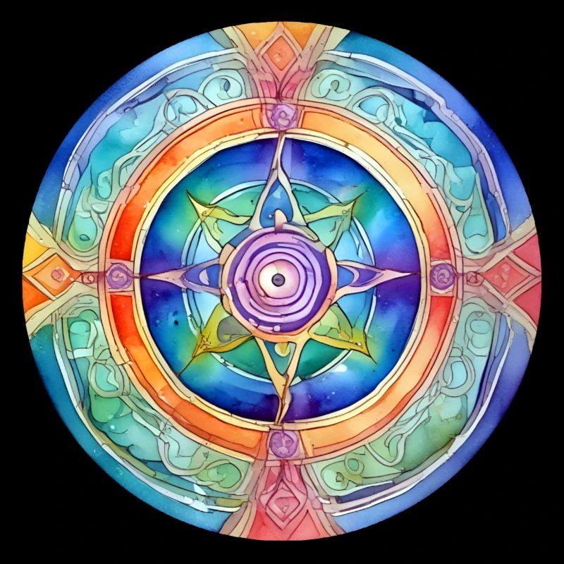 Symbol in bunten Farben