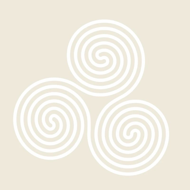 White Triskelion