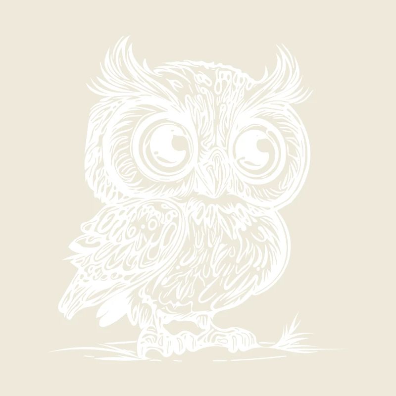 Kleiner Kauz - Süsse vintage Eule