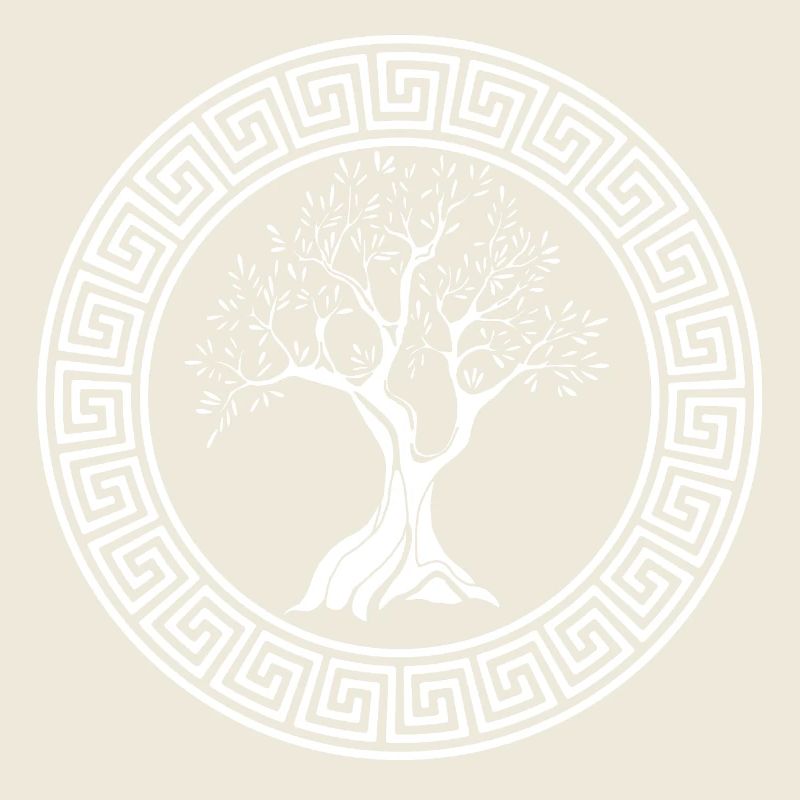Symbole grec de l'olivier blanc
