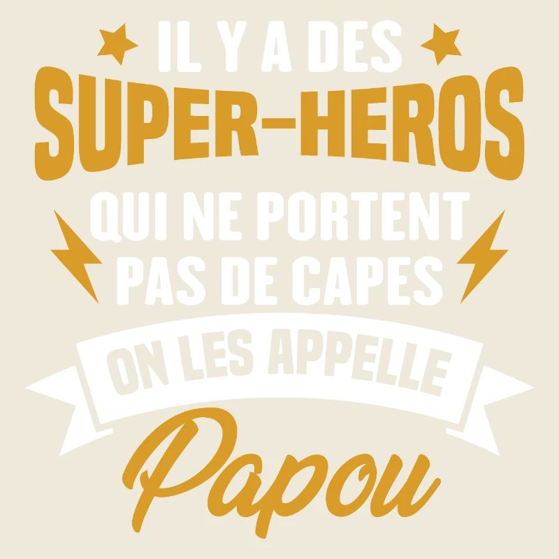 Papou super héros cadeau grand-père